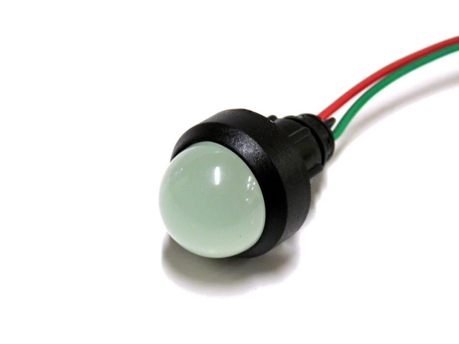 Lampka sygnalizacyjna 20mm zielona KLP 20G/24V 12‑24V 84420005 - obrazek 1