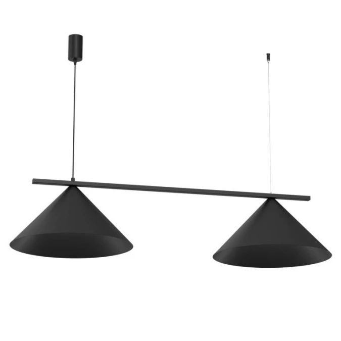 Lampa wisząca CAPITAL CZARNY 2XGX53 MLP0942 Milagro - obrazek 1