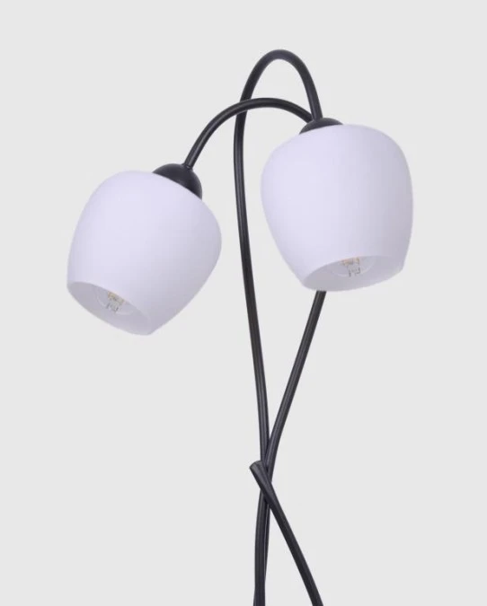 Lampa podłogowa dekoracyjna z białymi kloszami z serii BELLA K‑5188 Kaja Lighting - obrazek 2