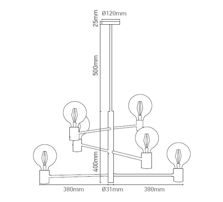 Lampa Wisząca VT‑7400 Max 60W 3889 - obrazek 2