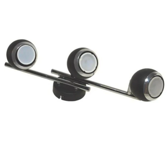 Lampa spotlight Kynis 3xGU10 czarna - obrazek 1