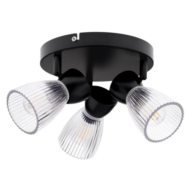 Lampa sufitowa BEST BLACK 3xE14 (round) ML9973 Milagro - obrazek 1