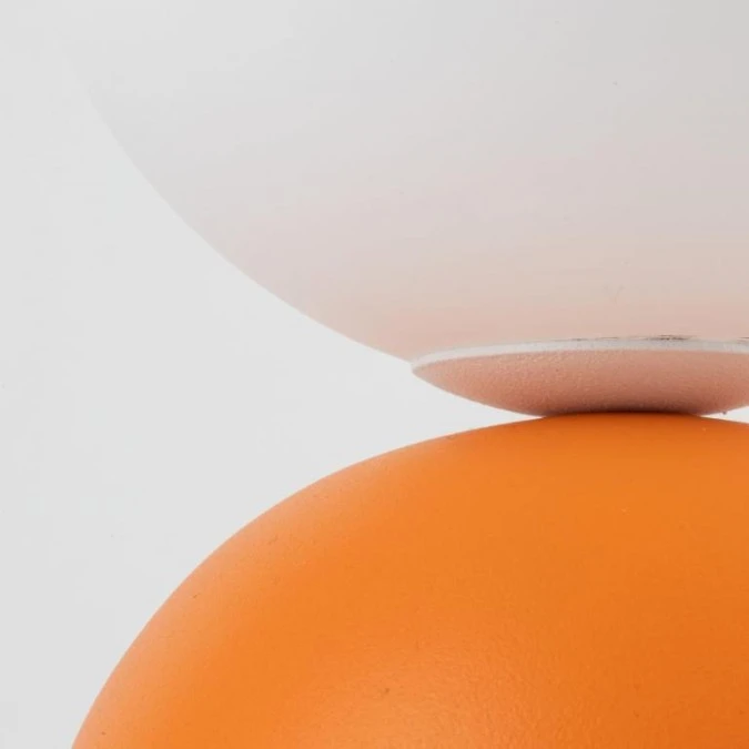 Lampka nocna pomarańczona ze okrągłym kloszem MIKI ORANGE 16041 TK Lighting - obrazek 3