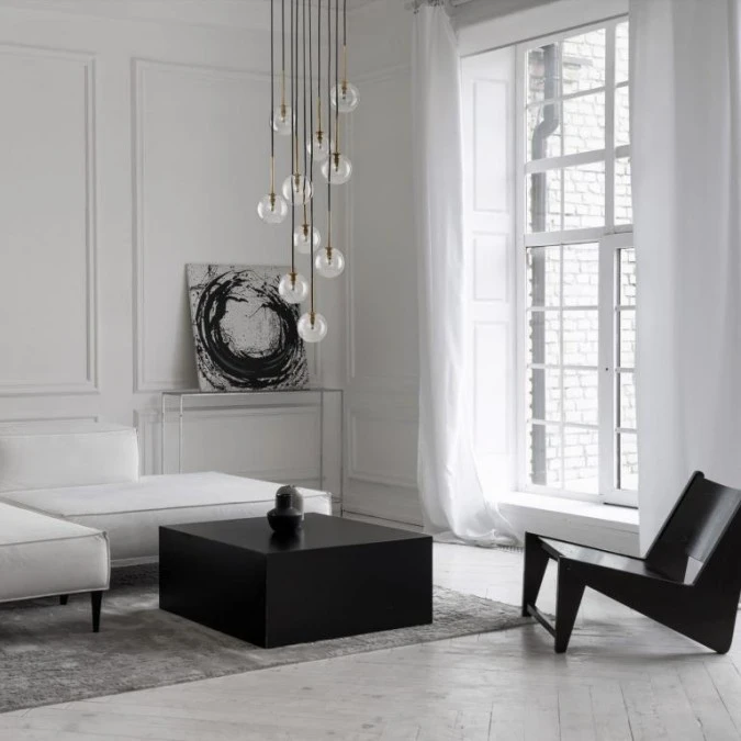 Lampa wisząca z transparentnymi, szklanymi kloszami NILOS 10xG9 5944 TK Lighting - obrazek 2
