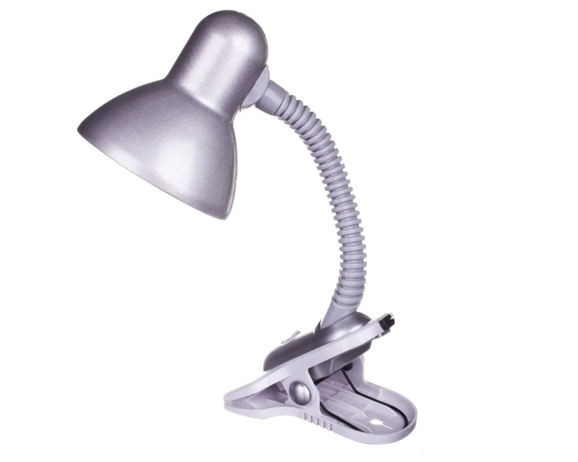 Lampka biurkowa max 10W LED E27 IP20 II klasa SUZI HR‑60‑SR srebrny 07150 - obrazek 2