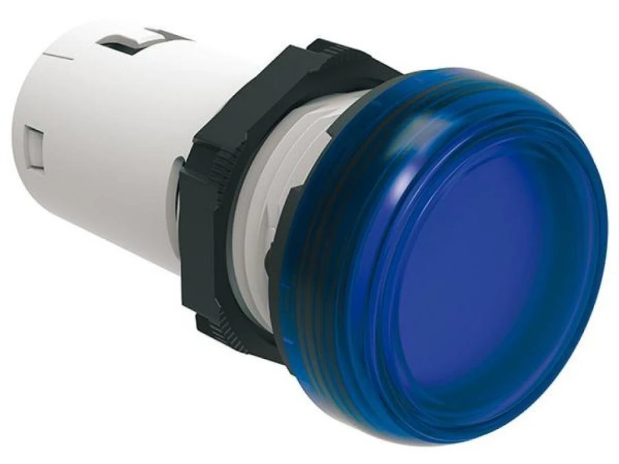 Lampka sygnalizacyjna LED jednoczęściowa niebieska 380...415VAC LPMLP6 - obrazek 1
