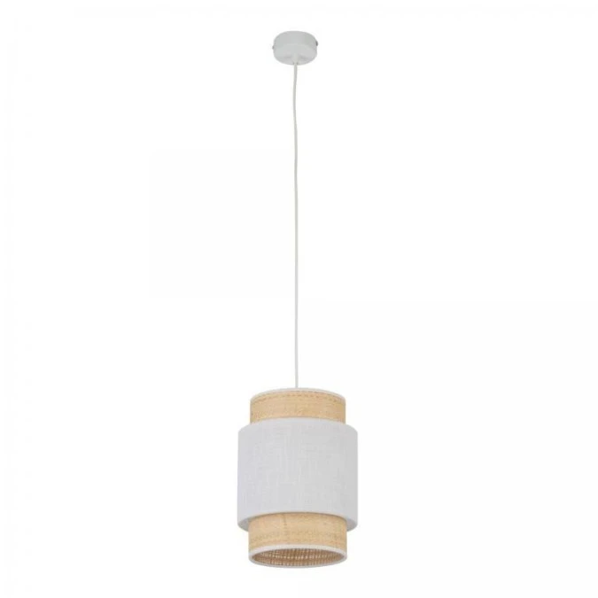 Lampa wisząca BOHO NEW 1 ‑ punktowa Biały / słomkowy 5652 TK Lighting - obrazek 1