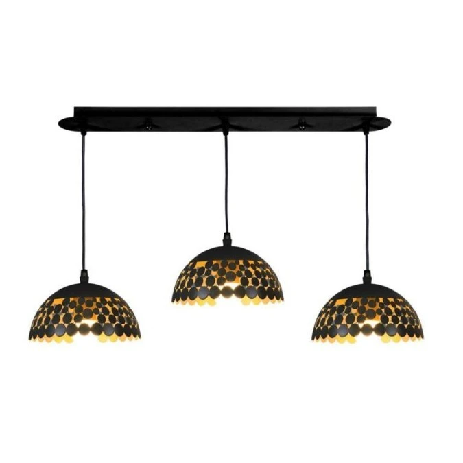 Lampa wisząca LISA BLACK 3xE27 ML6136 Milagro - obrazek 1
