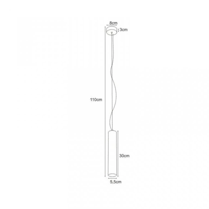 Lampa wisząca biała nad blat kuchenny z serii MILE WHITE K‑4417 Kaja Lighting - obrazek 3
