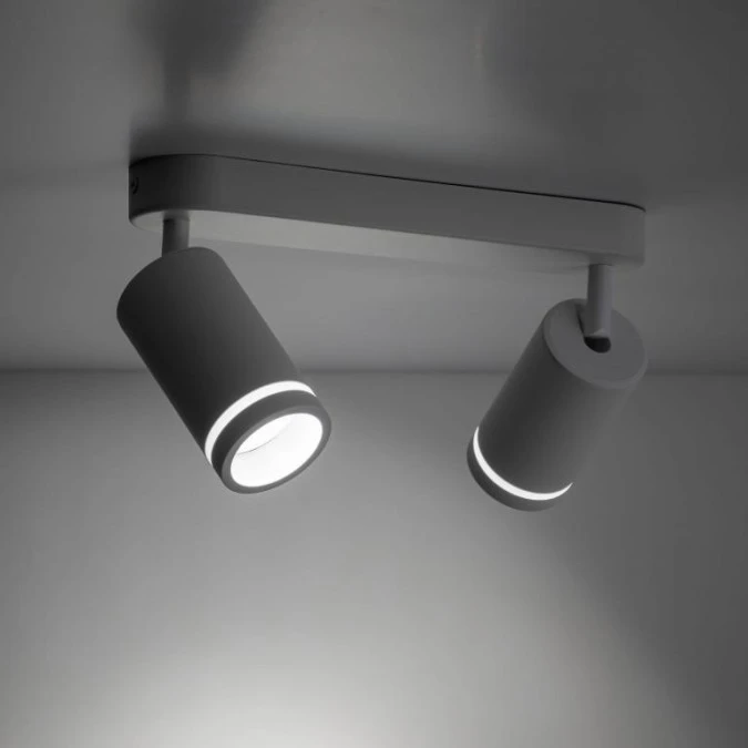 Lampa sufitowa biała reflektorki na listwie JET WHITE 2*GU10 6913 TK Lighting - obrazek 3