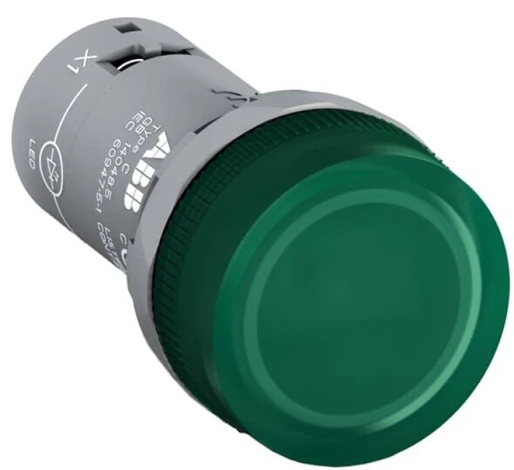 Lampka kompaktowa z diodą 22mm zielona CL2‑513G 110‑130V AC 1SFA619403R5132 /10szt./
