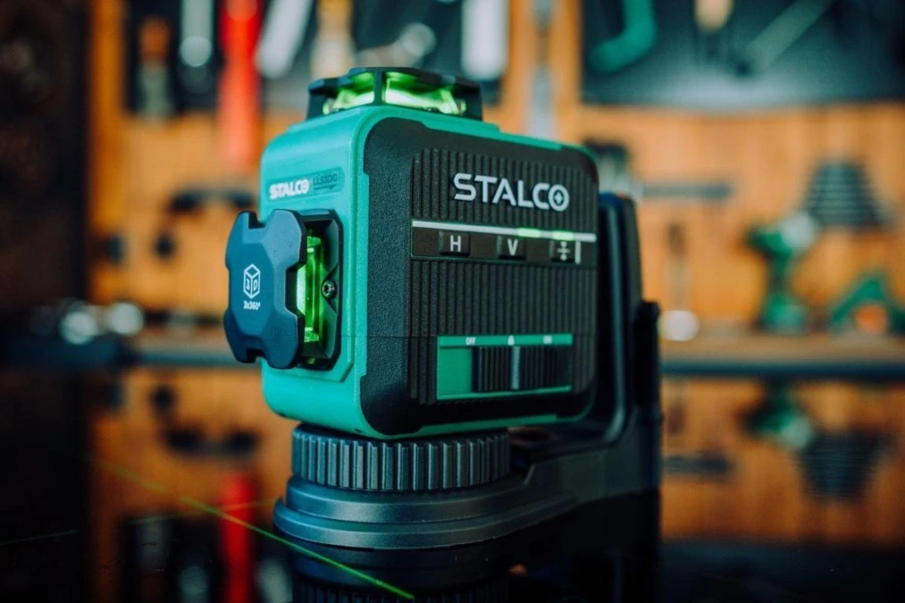 Laser krzyżowy 3D LLS3DG zielony STALCO S058597004 - obrazek 2