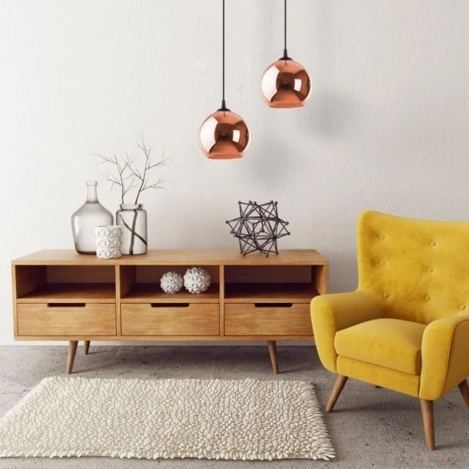 Lampa wisząca VENEZIA 1 ‑ punktowa Miedziany 5741 TK Lighting - obrazek 2