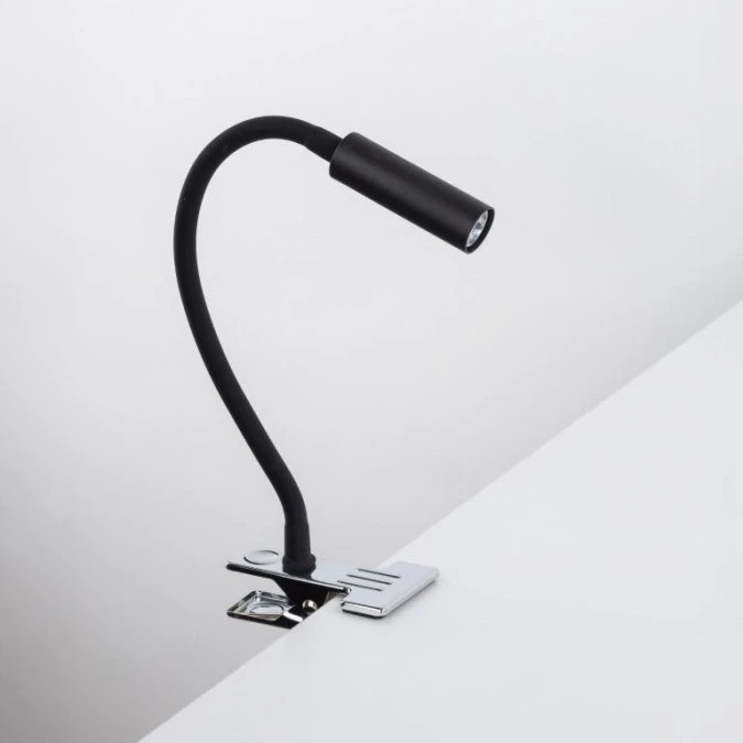 Lampka nocna Lagos czarna do sypialni, elastyczne ramię G9 16012 TK Lighting - obrazek 1