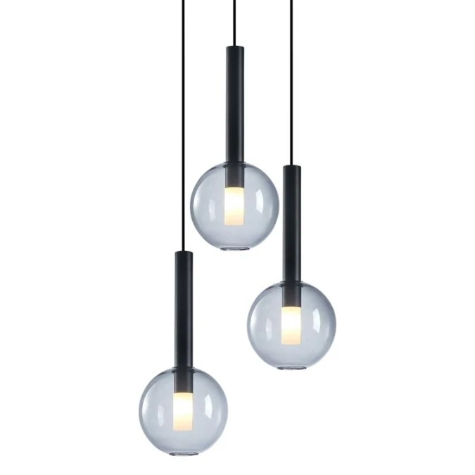 Lampa wisząca NIKO BLACK 3xG9 ML0333 Milagro - obrazek 2