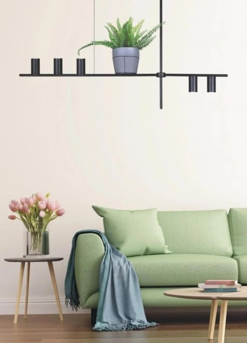 Lampa wisząca designerska z kwietnikiem, nad stół z serii ROCCO K‑4756 Kaja Lighting - obrazek 3