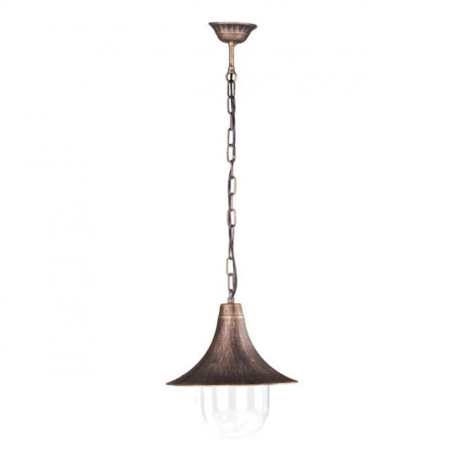 Lampa wisząca, zewnętrzna BOSTON czarno złota na taras IP44 K‑8126 CZARNY/ZŁOTY Kaja Lighting - obrazek 1