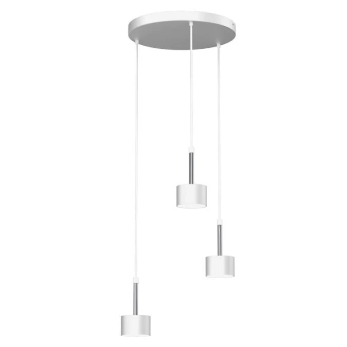 Lampa wisząca ARENA WHITE/SILVER 3xGX53 MLP7780 Milagro - obrazek 1