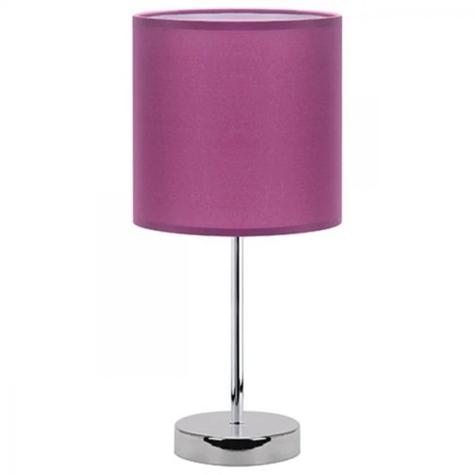 Lampka stołowa nocna AGNES 03148 fioletowo‑srebrna STRUHM - obrazek 1