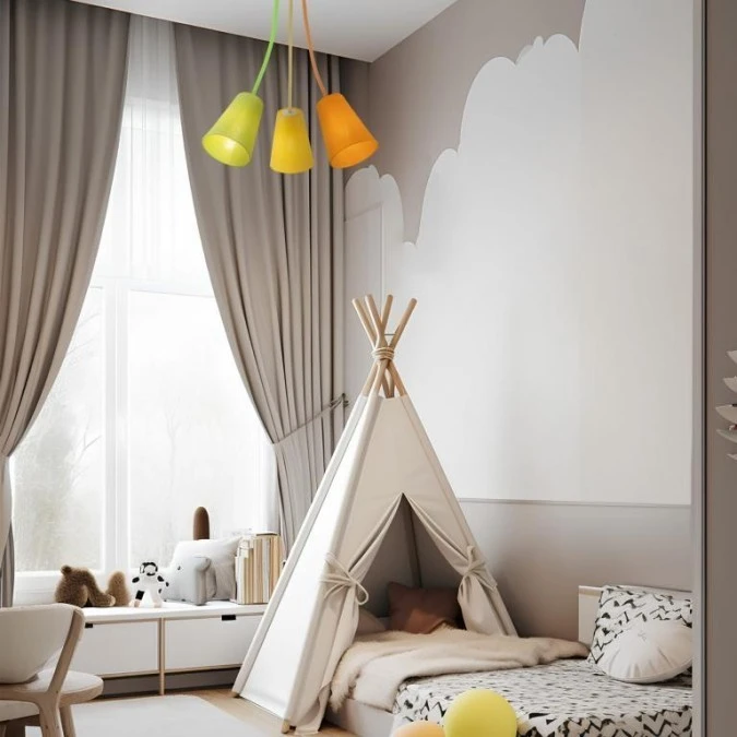 Lampa sufitowa WIRE COLOUR 2106 TK Lighting - obrazek 2