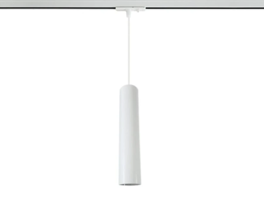 Lampa Szynowa Wisząca 30cm na GU10 Biała Jednofazowa - obrazek 2