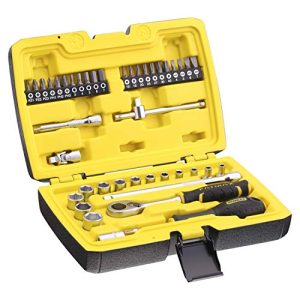 STANLEY FATMAX Zestaw 42 sztuk 13 nasadek 1/4 ” + 120 zębów Grzechotka Bardziej wytrzymała Kompaktowe pudełko z metalowymi mocowaniami FMMT82683 1 STANLEY FATMAX Zestaw 42 sztuk 13 nasadek 1/4 ” + 120 zębów Grzechotka Bardziej wytrzymała Kompaktowe pudełko z metalowymi mocowaniami FMMT82683 1