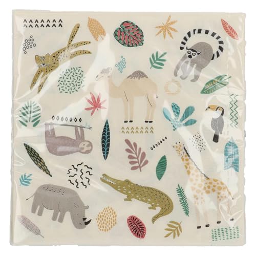 Folat 68351 Serwetki Zoo Party 33x33cm 20 sztuk Folat 68351 Serwetki Zoo Party 33x33cm 20 sztuk