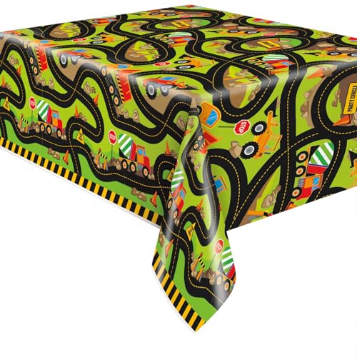 Obrus foliowy, Plac Budowy, 213×137 cm Obrus foliowy, Plac Budowy, 213×137 cm