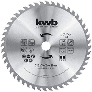 kwb Brzeszczot do piły tarczowej budowlanej 315 x 30 uniwersalne zastosowanie średnich cięć ząb zmienny zęby Z 48 Made in Germany kwb Brzeszczot do piły tarczowej budowlanej 315 x 30 uniwersalne zastosowanie średnich cięć ząb zmienny zęby Z 48 Made in Germany