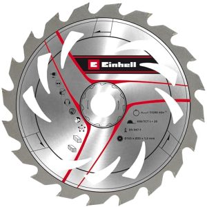 Einhell oryginalny brzeszczot do piły tarczowej 165 x 20 (akcesoria piły, Ø mm, uchwyt ząbkowanych zębów, szerokość cięcia 1,6 ręcznych pił tarczowych i głębinowych) Einhell oryginalny brzeszczot do piły tarczowej 165 x 20 (akcesoria piły, Ø mm, uchwyt ząbkowanych zębów, szerokość cięcia 1,6 ręcznych pił tarczowych i głębinowych)