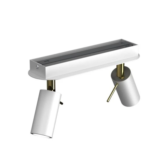 Lampa sufitowa PRESTON GOLD/WHITE 2x mini GU10 MLP7631 Milagro - obrazek 3