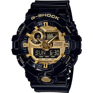 Casio G-Shock GA-710GB-1AER Zegarek Męski Czarny Casio G-Shock GA-710GB-1AER Zegarek Męski Czarny