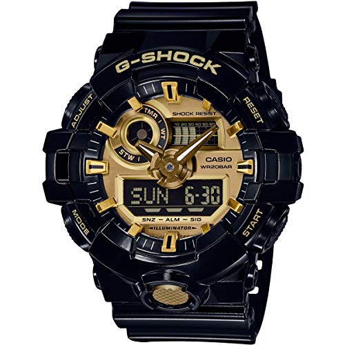 Casio G-Shock GA-710GB-1AER Zegarek Męski Czarny