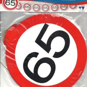 Folat Girlanda na 65 urodziny 12m