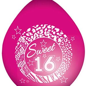 Folat Słodkich 16 różowych balonów 8 sztuk Folat Słodkich 16 różowych balonów 8 sztuk