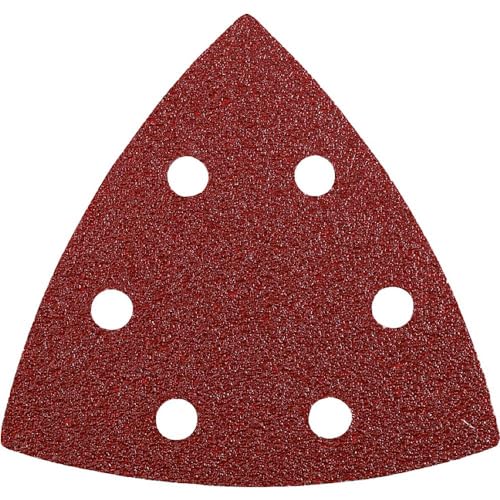kwb Quick Stick trójkąt szlifierski na rzep K 120 do 93 mm szlifierki Delta 492812 (korund szlachetny, drewna i metalu, 5 sztuk)