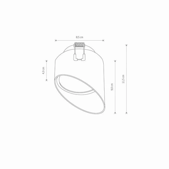 Lampa podtynkowa HVAR Biały 10488 Nowodvorski Lighting - obrazek 2