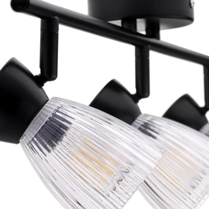 Lampa sufitowa BEST BLACK 3xE14 ML9972 Milagro - obrazek 3