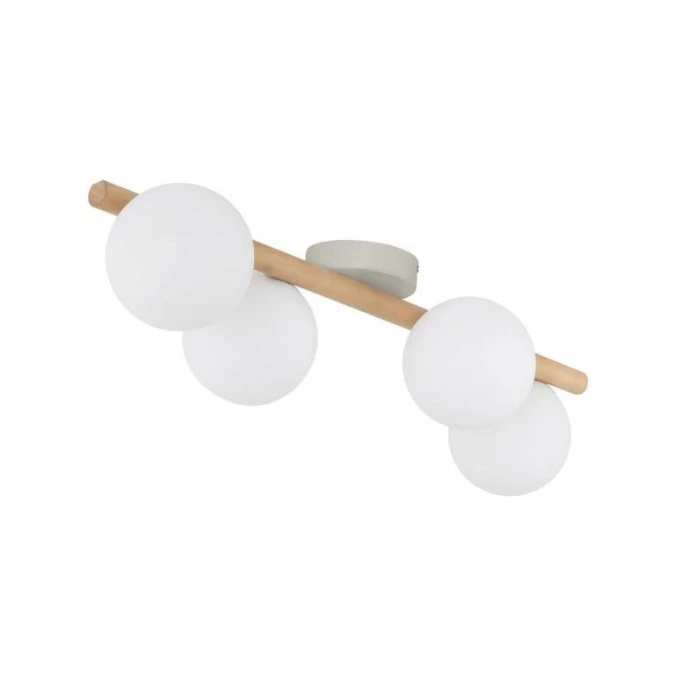 Lampa sufitowa drewniana ze szklanymi kloszami ESTERA WOOD na G9 5769 TK Lighting - obrazek 1