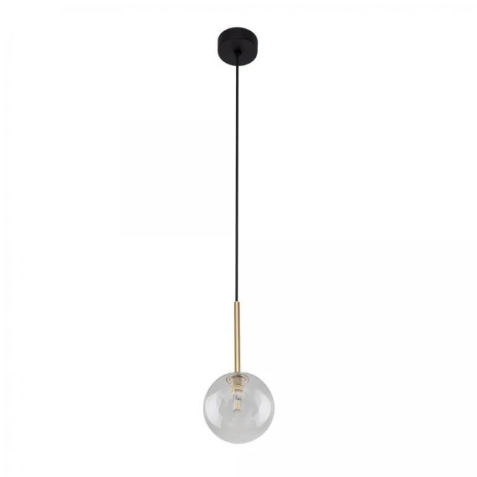 Lampa wisząca ze złotymi elementami NILOS czarno‑złoty 1xG9 5941 TK Lighting - obrazek 1