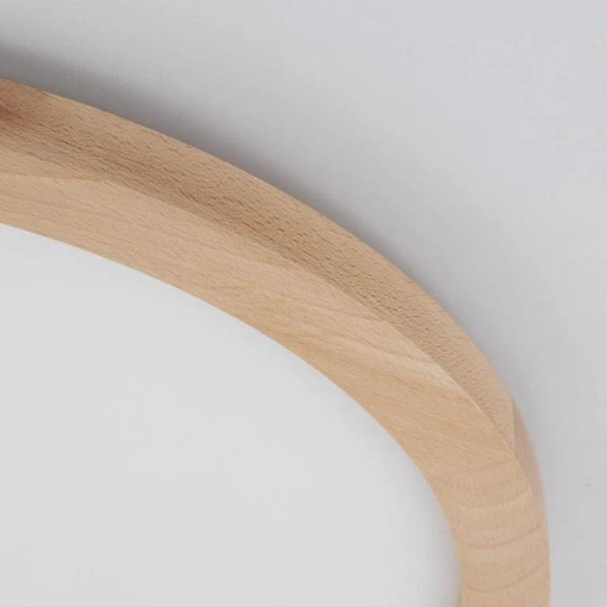 Lampa sufitowa okrągła z drewnianą obwódką średnica 50cm zmienna barwa AQUA WOOD BUK 45W LED 18008 TK Lighting - obrazek 3