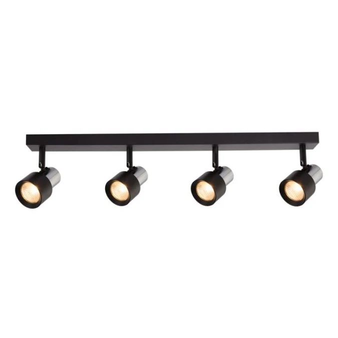 Lampa sufitowa Cino 4xGU10 Czarny + Chrom ML9951 Milagro - obrazek 2