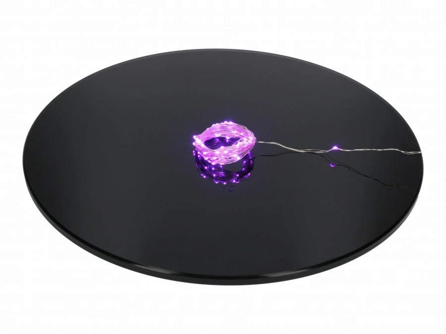 Lampki led zewnętrzne ŁEZKI 12V 5m 50LED fioletowe IP65 - obrazek 3