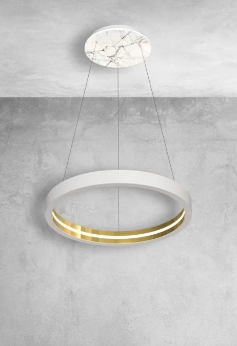 Lampa wisząca CASSIOPEIA 8,5W LED w kolorze białym MILAGRO BY MACIEJ ZIEŃ - obrazek 2