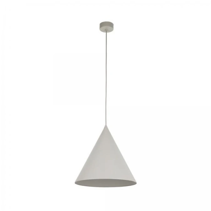 Lampa wisząca o średnicy 32cm CONO E27 beżowy klosz‑stożek 10056 TK Lighting - obrazek 1