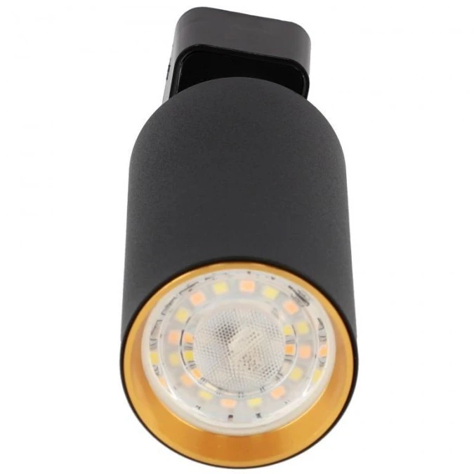 Lampa reflektor na szynoprzewód NEVA Tc Black Gold GU10 czarna, środek złoty EDO777533 EDO - obrazek 3
