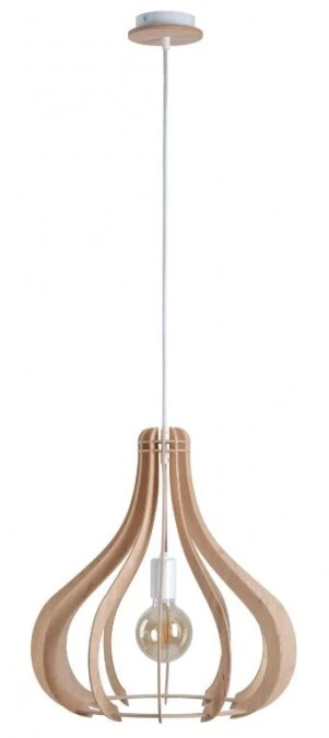 Lampa wisząca nowoczesna 1xE27 LAVENA NATURAL - obrazek 1