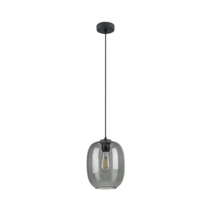 Lampa wisząca szklana z grafitowym kloszem ELIO 1xE27 5971 TK Lighting - obrazek 1