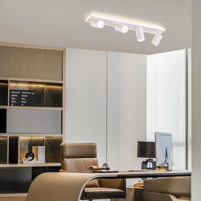 Lampa sufitowa Parma 4xGU10 + 1xLED biała LP‑0612/4C WH Light Prestige - obrazek 3