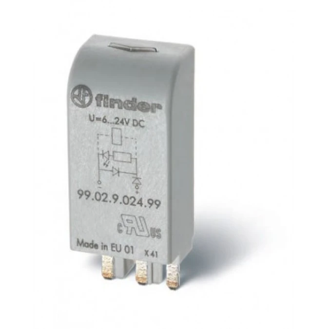 Moduł zabezpieczający LED 6‑24V DC zielony 99.02.9.024.99 - obrazek 1